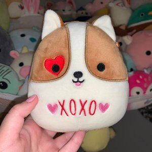 5\" Valentine's Reginald the Corgi Squish